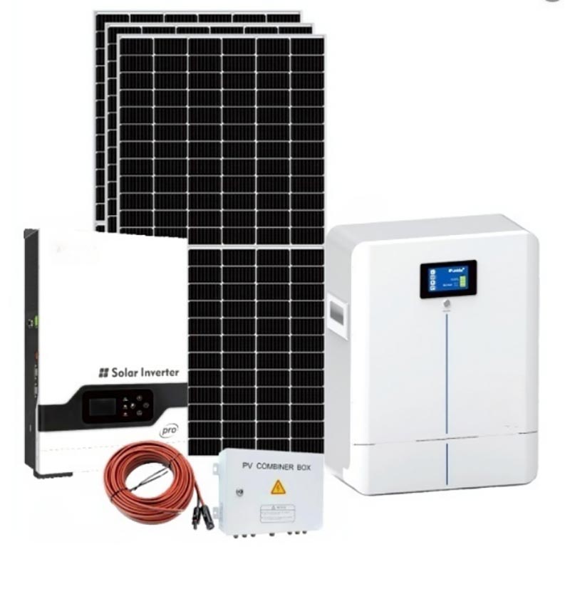 5KW hybridný systém skladovania solárnej energie