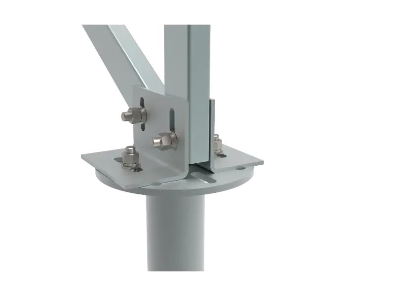 Double Hole Solar Steel Mount Base