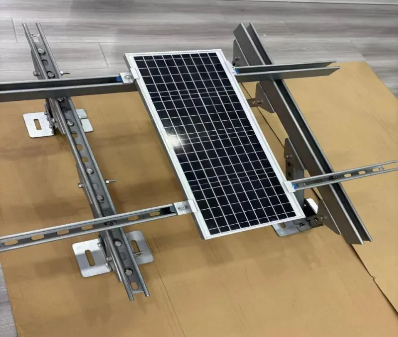 U Rail Solar Steel Zemný montážny systém